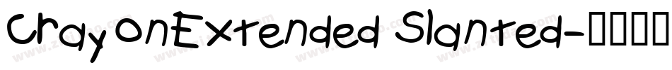 CrayonExtended Slanted字体转换